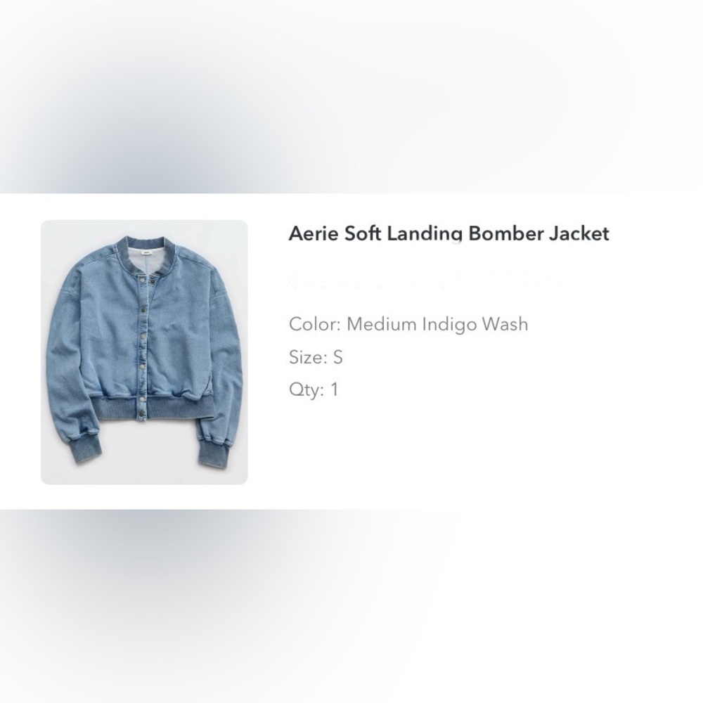 Aerie Medium Indigo Jean Jacket